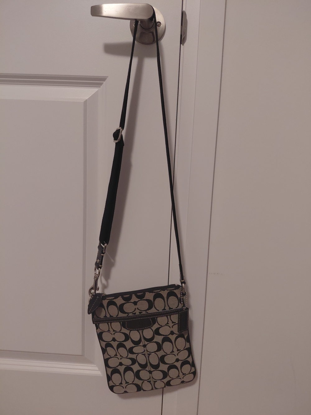 Coach Black Signature Crossbody Bag